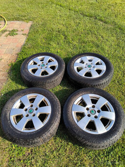 4 org. ALU kola ŠKODA 15´, 5x112 195/65/15 OCTAVIA II