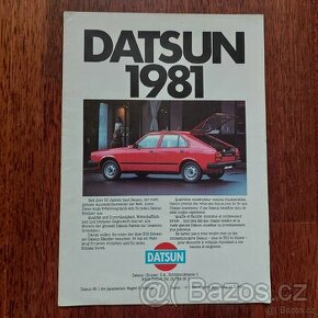 Datsun 1981 - prospekt