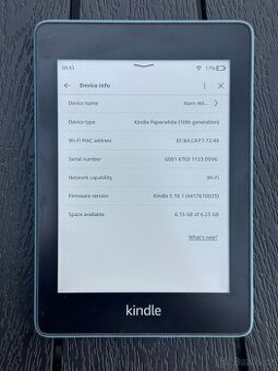 Amazon Kindle Paperwhite 10. gen čtečka knih 8GB modrá