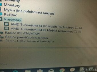 Asus notebook s 15,2" LCD displejem. Dvoujádrový procesor