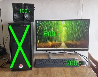 PC - i5, RAM 8GB, Radeon R9 280 3GB, SSD 120GB +1TB, W11