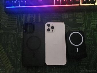 iphone 12 pro max stříbrná 128gb