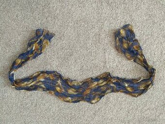 Nový dámský lehký šátek - motiv mořské plody, Indie, viskóza - 1