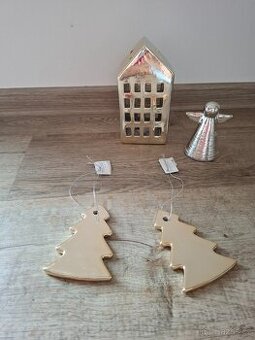 Svicen,andel,stromeček, vánoční ozdoby, dekorace