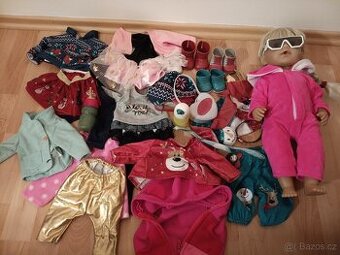 Panenka Baby born starší sestra s oblečky