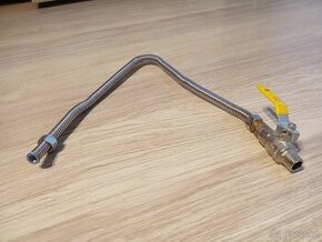 Kulový kohout DN15 MOP5 Páka, PN40 s vlnovcovou trubkou