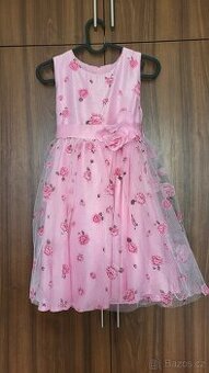 Dívčí šaty vel. do 140 cm, krásné, cena za 6 ks