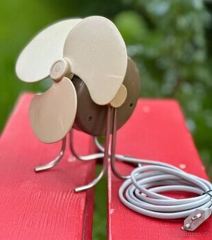 Starý RETRO ventilátor stolní FUNKČNÍ