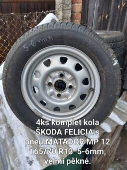 Kola na Škoda FELICIA.