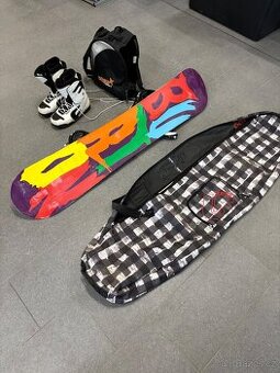 Snowboard Burton + příslušenství - 1