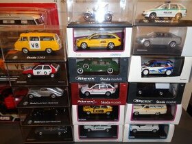 Modely Škoda 1:43 Abrex a Kaden