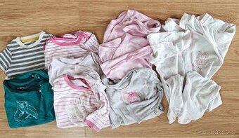 Body dlouhý, krátký rukáv, overal Vel. 86