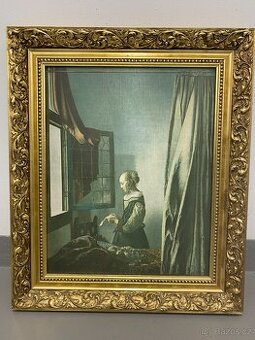 Obraz- VERMEER Jan- Dívka čtoucí dopis