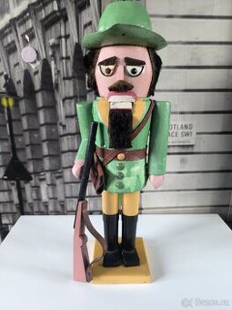 Starý dřevěný Louskáček - 41cm, Německo