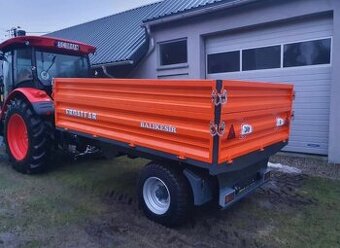 Vlek na traktor 3 stranné sklápění 4,8t