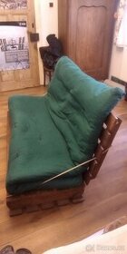 futonová rozkládací sedačka 205 x 165 x 10 cm