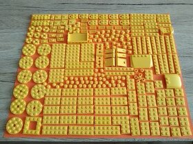 (B9) Lego® Diely, žlté pláty