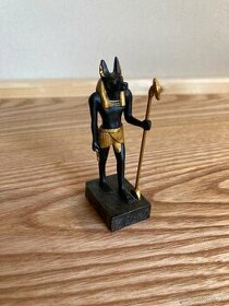 Soška egyptského boha, Anubis (Anup), 8,5 cm - 1