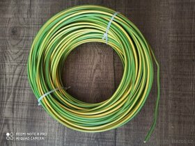 Zemnící kabel žlutozelený CYA 4mm/63m