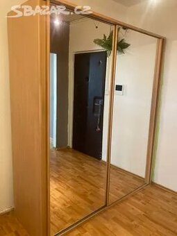 Drevena dyha buk skrin zrcadlova soupaci 217 cm