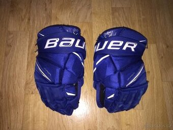 BAUER 2X PRO hokejové rukavice vel. JR 11", pěkné - 1