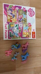 My little Pony puzzle a postavičky