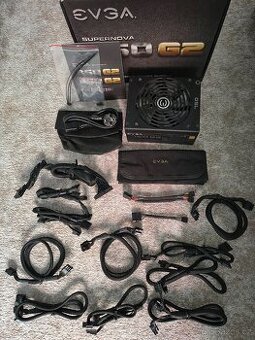 EVGA 750 G2 komplet balení