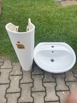 Prodám umyvadlo s keramickou nohou