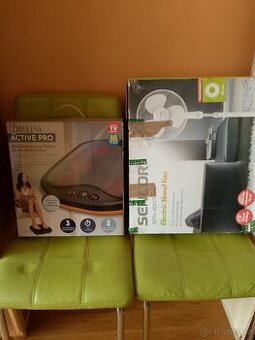 Prodám masážní stroj na chodidla a Stojanový ventilátor
