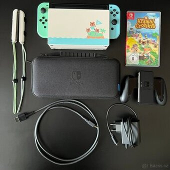 Nintendo Switch Animal Crossing edice + Hra Animal Crossing