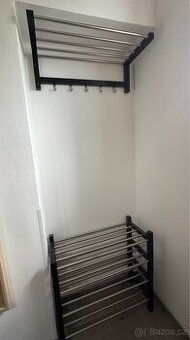 Věšák na bundy a botník ikea