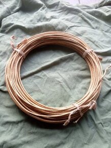 Starý opletovaný kabel předválečná auta a motocykly
