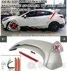 Zadní křídlo - Mazda 3 2014 - 2018