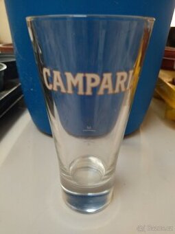 SKLENICE  CAMPARI  ORIGINÁL  SILNOSTĚNNÉ