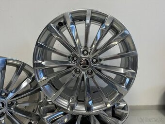 Alu sada kol Trinity 5x112 R19, cololeštěné - chrom