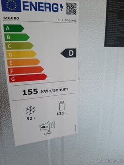 Prodám lednici s mrazákem SIGURO