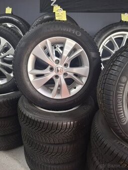 Alu kola Honda, 215/60 R16, zimní pneu