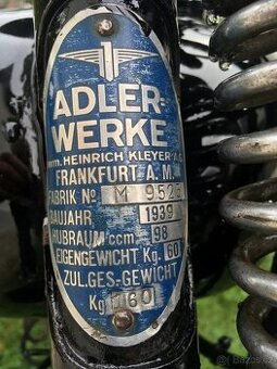 Adler MF1, motokola Sachs 98 ccm sm32