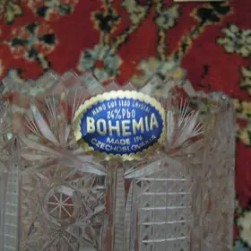 Broušená váza Bohemia