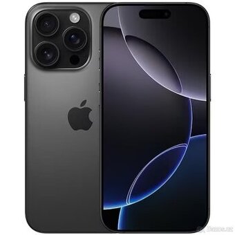 Apple iPhone 16 Pro, 256GB černý titan, se zárukou