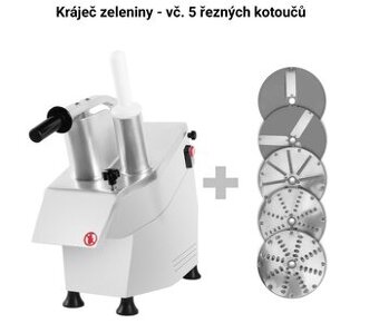 Kráječ zeleniny - vč. 5 řezných kotoučů