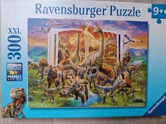 Prodám puzzle s Dinosaury 300 dílků od 7 let
