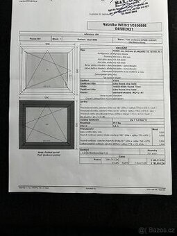 Prodám okna dvojsklo značky Decco EkoSun83 Antracit. 2021