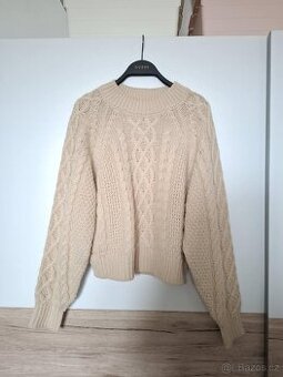 Damský pletený svetr M
