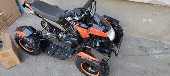 Nová dětská čtyřkolka Cobra 49ccm oranžová, E startér a DO
