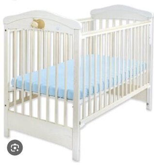 Dětská postýlka drewex Hippo + matrace zdarma