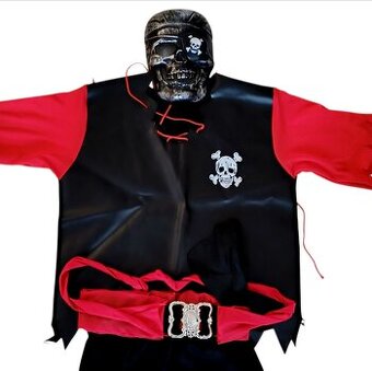 Karneval maškarní maska pirát