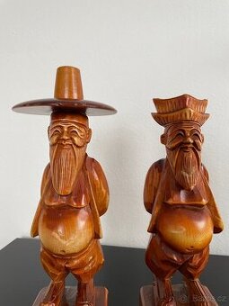 Korejské dřevěné sošky