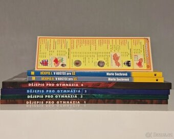Sada 6 ks učebnic DĚJEPIS pro gymnázia a SŠ