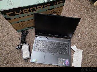 Herní notebook MSI Cyborg 15 A13V, záruka